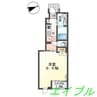 メイグリーン 1Kの間取り