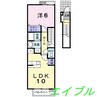 コンフォート　２１ 1LDKの間取り