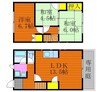 庭瀬メゾンＡ 3LDKの間取り