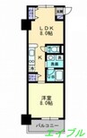 アルファレガロ西古松 1LDKの間取り