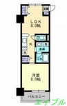 アルファレガロ西古松 1LDKの間取り