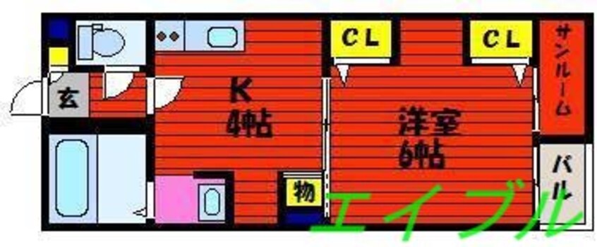 間取図 スカイコートマンションⅡ