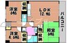 ロビニエ豊成 3LDKの間取り