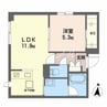 シャーメゾンアストラ（ＢＥＬＳ認証） 1LDKの間取り
