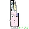 セレーノ　Ａ 1Rの間取り