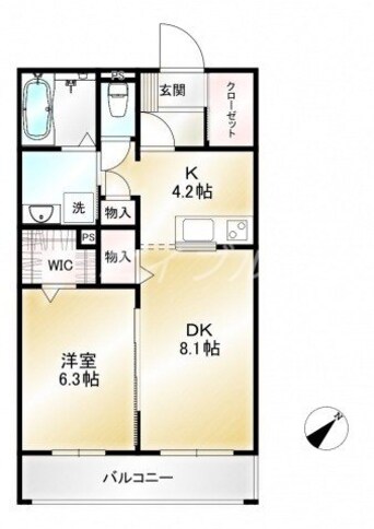 間取図 グランメゾン倉敷駅前