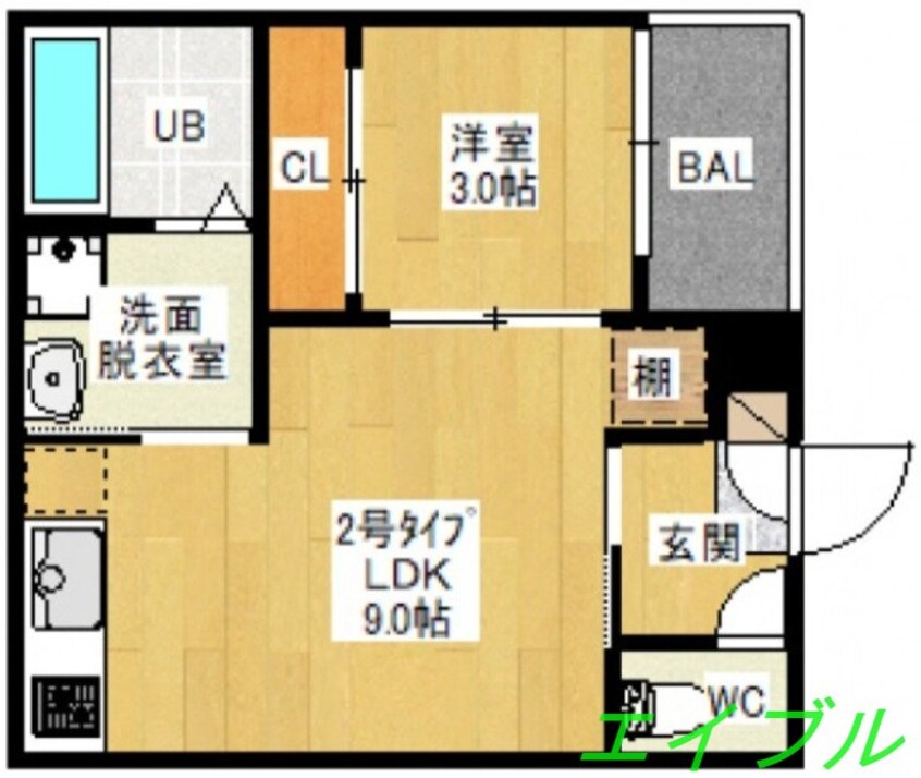 間取図 REGALEST CARAT