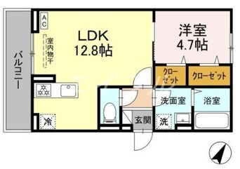 間取図 （仮）D-room浜ノ茶屋