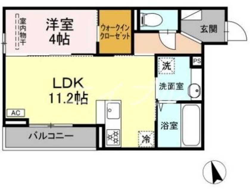 間取図 セイル倉敷