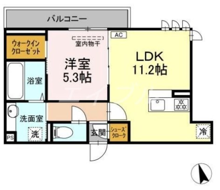 間取図 セイル倉敷