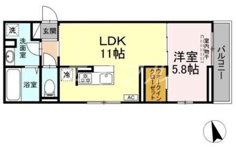 間取図 セイル倉敷