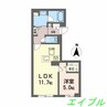 ヴィアソーレ 1LDKの間取り