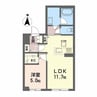 ヴィアソーレ 1LDKの間取り