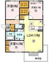 Paras 3LDKの間取り