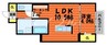 うぐいす館 1LDKの間取り