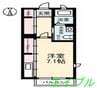 SAKURA 1Rの間取り