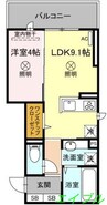 D-ROOM大元駅前 1LDKの間取り