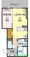 D-ROOM大元駅前 1LDKの間取り