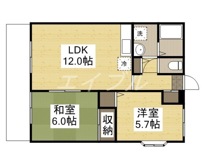 間取図 フォブールセラフィーⅢ