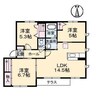 グランマスト笹沖　B棟 3LDKの間取り