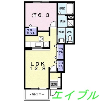 間取図 ポポラーレＡ