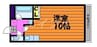 ラピス中庄駅前 1Kの間取り