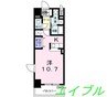 ボナール 1Kの間取り