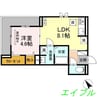 セイル瀬戸 1LDKの間取り