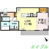 セイル瀬戸 1LDKの間取り
