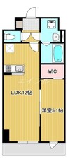 TRINITY 1LDKの間取り