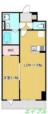 TRINITY 1LDKの間取り
