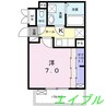 グリーンベル　Ⅱ 1Kの間取り