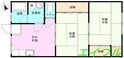 箕島コーポの間取図