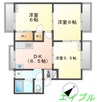 コーポ錦 3DKの間取り