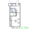 Ace壱番館 1Kの間取り