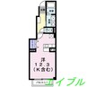 アメニティ中島Ｂ 1Rの間取り