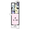 ハーベスト下中野 1Kの間取り