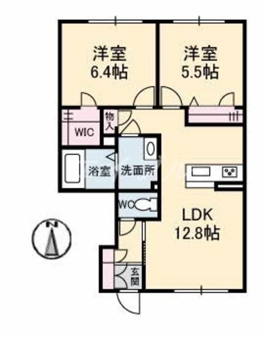 間取図 シャーメゾンガーデンズあかね
