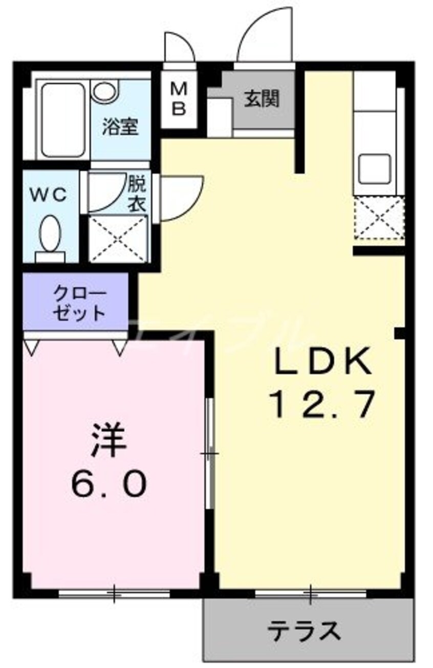 間取図 エルディムシャルマンＣ