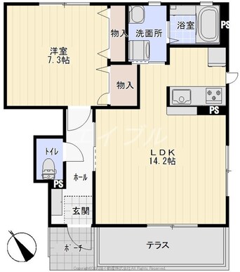 間取図 ヴィレ・エトワール　Ｉ棟