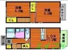 ミュージア西之町 2LDKの間取り