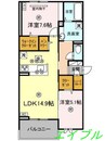 ESPELIA 2LDKの間取り
