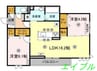 ESPELIA 2LDKの間取り