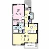 クレア・フォートⅡ 1LDKの間取り