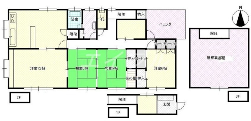 間取図 今7丁目住居