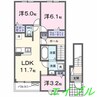 チェリー　レジデンス 2LDKの間取り