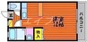 コートダジュール　Ｃ棟 1Rの間取り