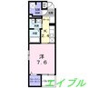 ウインド　フィル 1Kの間取り