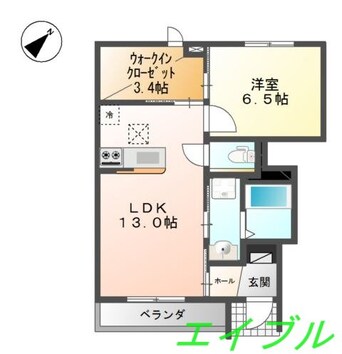 間取図 リジエールＡ