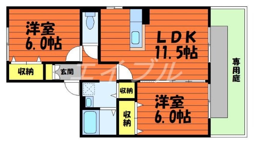 間取図 ウィルモア